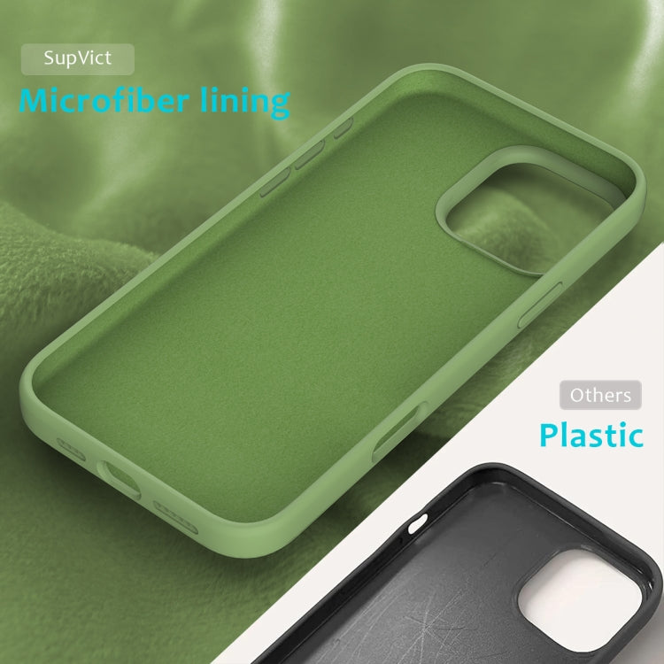 For iPhone 16 Pro Solid Color Silicone Phone Case(Mint Green) - More iPhone Cases by PMC Jewellery | Online Shopping South Africa | PMC Jewellery | Buy Now Pay Later Mobicred