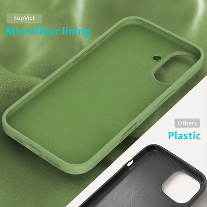 For iPhone 16 Plus Solid Color Silicone Phone Case(Mint Green) - More iPhone Cases by PMC Jewellery | Online Shopping South Africa | PMC Jewellery | Buy Now Pay Later Mobicred