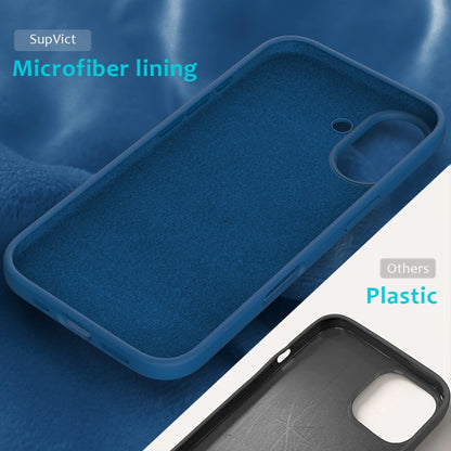 For iPhone 16 Plus Solid Color Silicone Phone Case(Cobalt Blue) - More iPhone Cases by PMC Jewellery | Online Shopping South Africa | PMC Jewellery | Buy Now Pay Later Mobicred