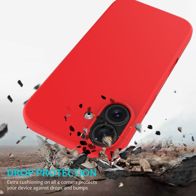 For iPhone 16 Plus Solid Color Silicone Phone Case(Red) - More iPhone Cases by PMC Jewellery | Online Shopping South Africa | PMC Jewellery | Buy Now Pay Later Mobicred