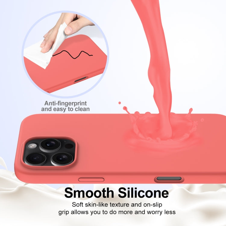 For iPhone 16 Pro Shockproof Silicone Magsafe Phone Case(Pink Orange) - iPhone 16 Pro Cases by PMC Jewellery | Online Shopping South Africa | PMC Jewellery | Buy Now Pay Later Mobicred