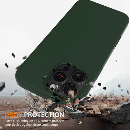 For iPhone 16 Pro Shockproof Silicone Magsafe Phone Case(Dark Green) - iPhone 16 Pro Cases by PMC Jewellery | Online Shopping South Africa | PMC Jewellery | Buy Now Pay Later Mobicred