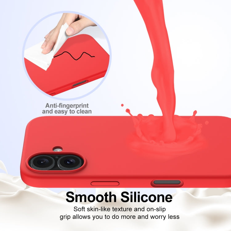 For iPhone 16 Plus Shockproof Silicone Magsafe Phone Case(Red) - iPhone 16 Plus Cases by PMC TechLife | Online Shopping South Africa | PMC TechLife | Buy Now Pay Later Mobicred