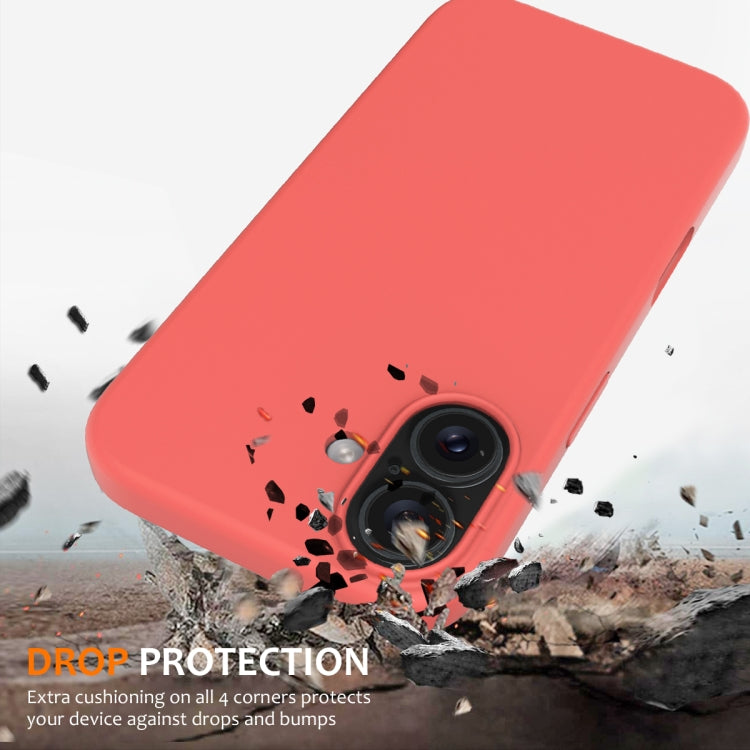 For iPhone 16 Shockproof Silicone Magsafe Phone Case(Pink Orange) - iPhone 16 Cases by PMC TechLife | Online Shopping South Africa | PMC TechLife | Buy Now Pay Later Mobicred