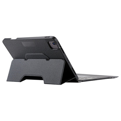 For iPad 10.2 2021 / 2020 / 2019 Integrated Bluetooth Keyboard Leather Case with Backlight & Touchpad(Black) - Universal by PMC Jewellery | Online Shopping South Africa | PMC Jewellery