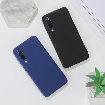 For Xiaomi Mi 9 SE Shockproof Frosted TPU Protective Case(Black) - Xiaomi Cases by PMC Jewellery | Online Shopping South Africa | PMC Jewellery