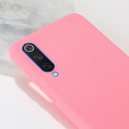 For Xiaomi Mi 9 SE Shockproof Frosted TPU Protective Case(Pink) - Xiaomi Cases by PMC Jewellery | Online Shopping South Africa | PMC Jewellery