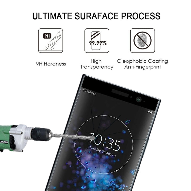 For Sony Xperia XA2 Plus 3D Curved Edge Full Screen Tempered Glass Film - Sony Tempered Glass by PMC Jewellery | Online Shopping South Africa | PMC Jewellery | Buy Now Pay Later Mobicred