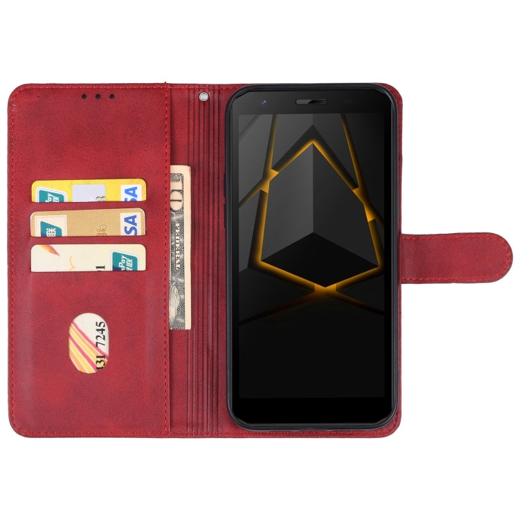 For DOOGEE S41T Leather Phone Case(Red) - Doogee Cases by PMC Jewellery | Online Shopping South Africa | PMC Jewellery | Buy Now Pay Later Mobicred