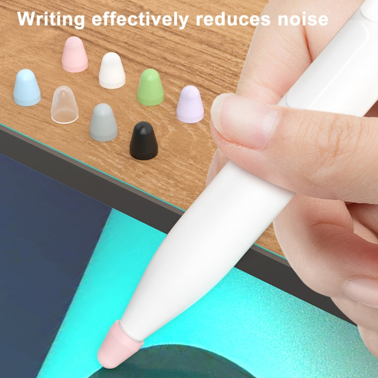 For Xiaomi Stylus Pen 2 8pcs / Set Silicone Wear-resistant Stylus Nib Cover(White) - Pencil Accessories by PMC Jewellery | Online Shopping South Africa | PMC Jewellery