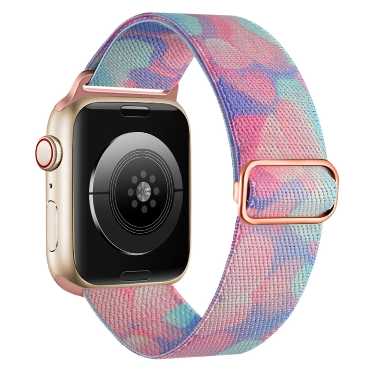 For Apple Watch 8 41mm Painted Pattern Nylon Replacement Watch Band(Water Fluid) - free shipping - PMc TechLife - Order now!