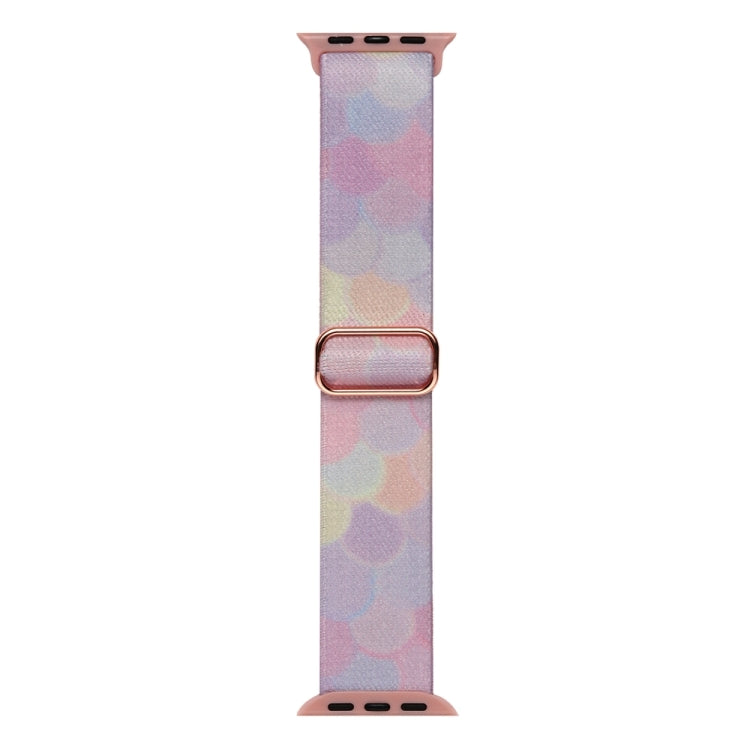 For Apple Watch 6 44mm Painted Pattern Nylon Replacement Watch Band(Symphony Bubbles) - Watch Bands by PMc TechLife | Online Shopping South Africa | PMc TechLife | Buy Now Pay Later Mobicred