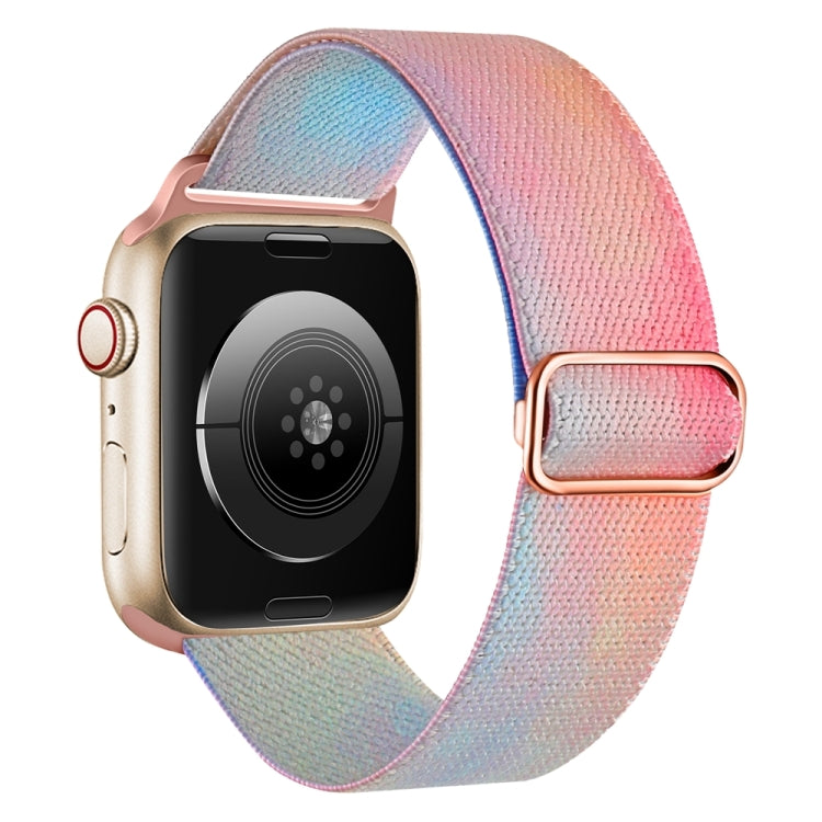 For Apple Watch 5 40mm Painted Pattern Nylon Replacement Watch Band(Symphony Aurora) - free shipping - PMc TechLife - Order now!