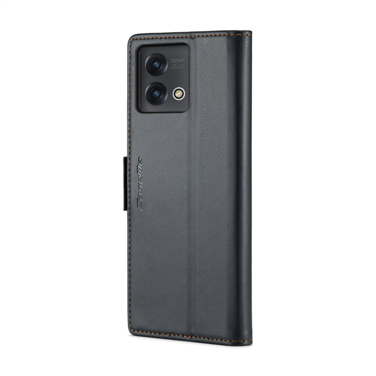 For Motorola Moto G Stylus 5G 2023 CaseMe 023 Butterfly Buckle Litchi Texture RFID Anti-theft Leather Phone Case(Black) - Motorola Cases by CaseMe | Online Shopping South Africa | PMC Jewellery | Buy Now Pay Later Mobicred