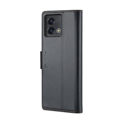 For Motorola Moto G Stylus 5G 2023 CaseMe 023 Butterfly Buckle Litchi Texture RFID Anti-theft Leather Phone Case(Black) - Motorola Cases by CaseMe | Online Shopping South Africa | PMC Jewellery | Buy Now Pay Later Mobicred