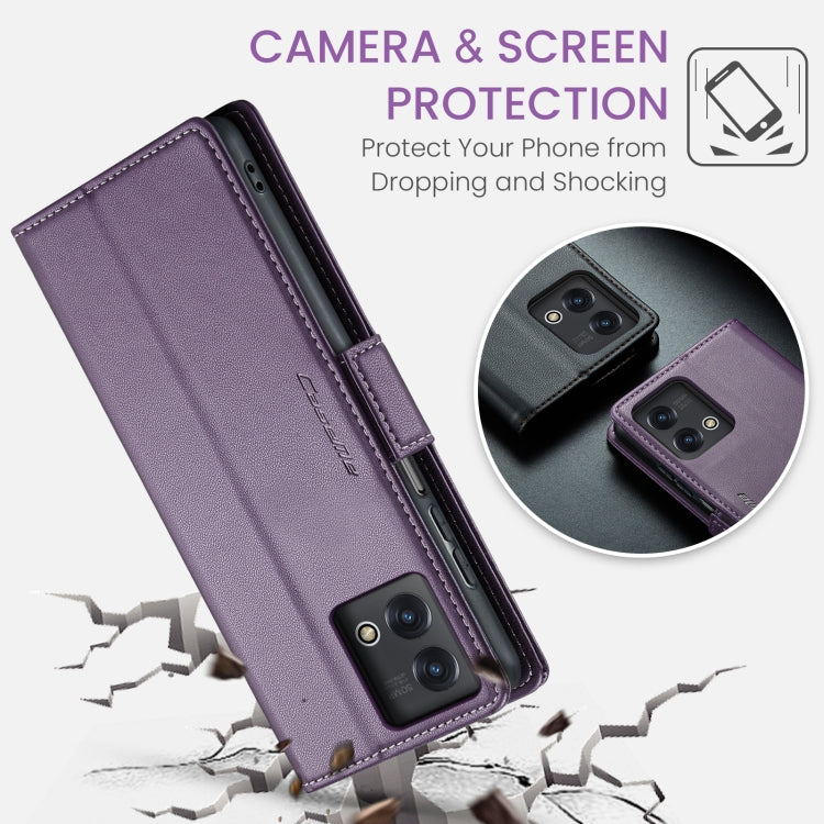 For Motorola Moto G Stylus 5G 2023 CaseMe 023 Butterfly Buckle Litchi Texture RFID Anti-theft Leather Phone Case(Pearly Purple) - Motorola Cases by CaseMe | Online Shopping South Africa | PMC Jewellery | Buy Now Pay Later Mobicred