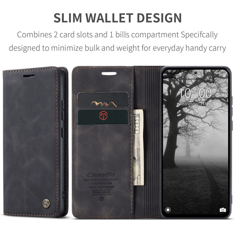 For Xiaomi Redmi Note 13 4G CaseMe 013 Multifunctional Horizontal Flip Leather Phone Case(Black) - Xiaomi Cases by CaseMe | Online Shopping South Africa | PMC Jewellery | Buy Now Pay Later Mobicred