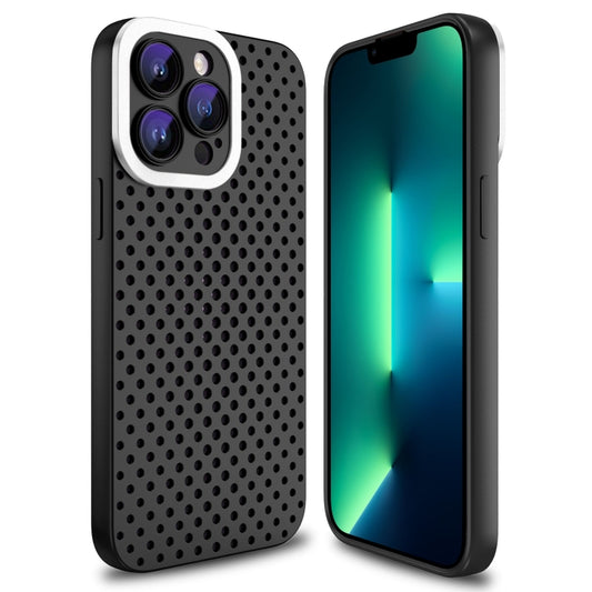 For iPhone 13 Pro Max Hollow Heat Dissipation TPU Phone Case(Black) - iPhone 13 Pro Max Cases by PMC Jewellery | Online Shopping South Africa | PMC Jewellery