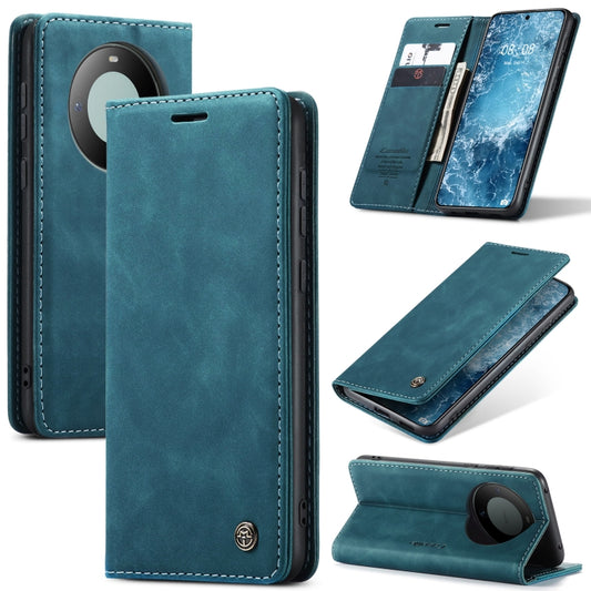 For Huawei Mate 60 CaseMe 013 Multifunctional Horizontal Flip Leather Phone Case(Blue) - Huawei Cases by CaseMe | Online Shopping South Africa | PMC Jewellery | Buy Now Pay Later Mobicred