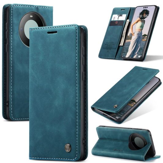 For Huawei Mate 60 Pro / 60 Pro+ CaseMe 013 Multifunctional Horizontal Flip Leather Phone Case(Blue) - Huawei Cases by CaseMe | Online Shopping South Africa | PMC Jewellery | Buy Now Pay Later Mobicred