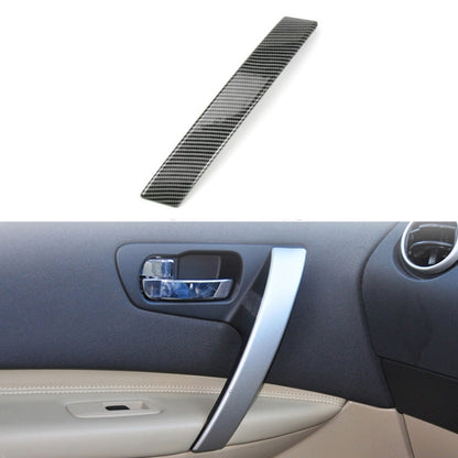 For Nissan Qashqai Left-Drive Car Door Inside Handle Cover, Type:Cover Left(Carbon Fiber) - Door Handles by PMC Jewellery | Online Shopping South Africa | PMC Jewellery | Buy Now Pay Later Mobicred