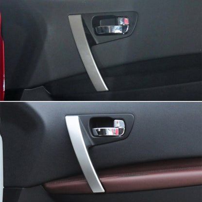 For Nissan Qashqai Left-Drive Car Door Inside Handle Cover, Type:Cover Right(Black) - Door Handles by PMC Jewellery | Online Shopping South Africa | PMC Jewellery | Buy Now Pay Later Mobicred