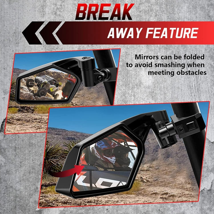 For Can-Am BRP UTV Maverick X3 Off-Road Vehicle Rearview Mirror, Model:UTV-17 Original - Convex Mirror & Accessories by PMC Jewellery | Online Shopping South Africa | PMC Jewellery | Buy Now Pay Later Mobicred