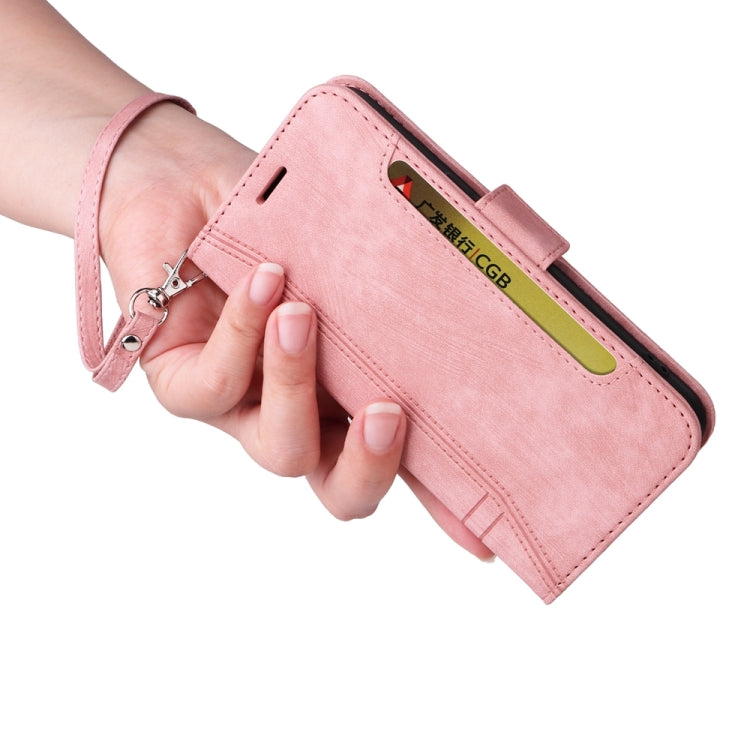 For iPhone 16 Pro Max BETOPNICE Dual-side Buckle Leather Phone Case(Pink) - iPhone 16 Pro Max Cases by BETOPNICE | Online Shopping South Africa | PMC TechLife | Buy Now Pay Later Mobicred