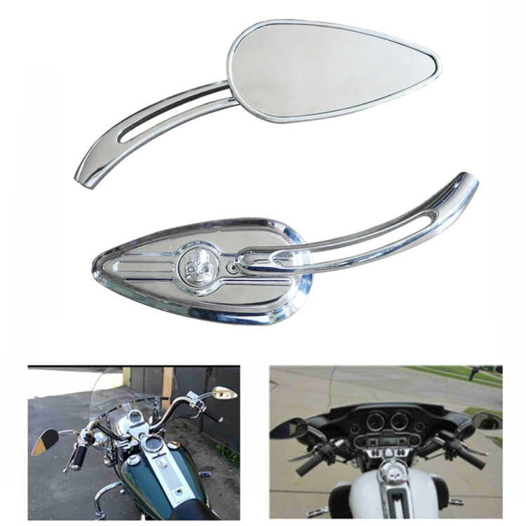 SF104 Motorcycle Modified Retro Rearview Mirror Reflective Mirror(Plating Silver) - Side Mirrors by PMC Jewellery | Online Shopping South Africa | PMC Jewellery