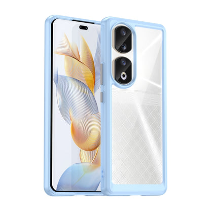 For Honor 80 Pro Colorful Series Acrylic Hybrid TPU Phone Case(Blue) - Honor Cases by PMC Jewellery | Online Shopping South Africa | PMC Jewellery | Buy Now Pay Later Mobicred