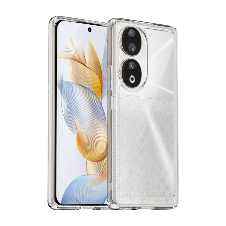 For Honor 80 Colorful Series Acrylic Hybrid TPU Phone Case(Transparent) - Honor Cases by PMC Jewellery | Online Shopping South Africa | PMC Jewellery | Buy Now Pay Later Mobicred