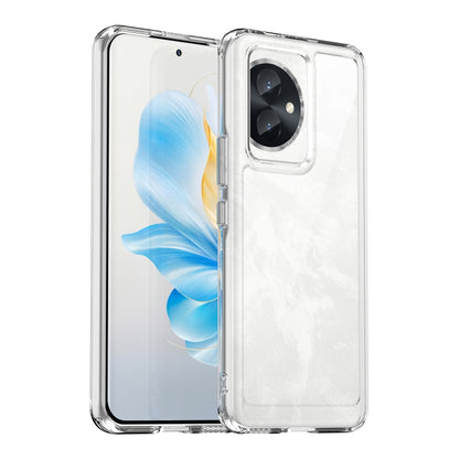 For Honor 100 Colorful Series Acrylic Hybrid TPU Phone Case(Transparent) - Honor Cases by PMC Jewellery | Online Shopping South Africa | PMC Jewellery | Buy Now Pay Later Mobicred