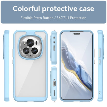 For Honor Magic6 Pro 5G Colorful Series Acrylic Hybrid TPU Phone Case(Blue) - Honor Cases by PMC Jewellery | Online Shopping South Africa | PMC Jewellery | Buy Now Pay Later Mobicred