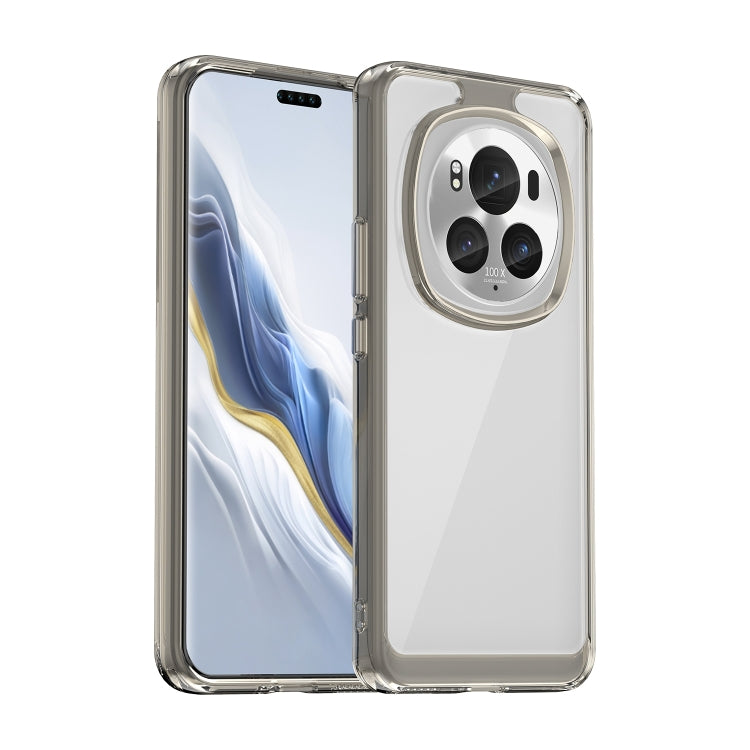 For Honor Magic6 Pro 5G Colorful Series Acrylic Hybrid TPU Phone Case(Transparent Grey) - Honor Cases by PMC Jewellery | Online Shopping South Africa | PMC Jewellery | Buy Now Pay Later Mobicred