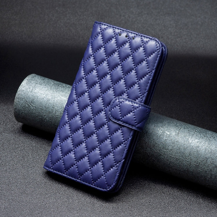 For iPhone 16 Pro Max Diamond Lattice Wallet Flip Leather Phone Case(Blue) - iPhone 16 Pro Max Cases by PMC TechLife | Online Shopping South Africa | PMC TechLife | Buy Now Pay Later Mobicred