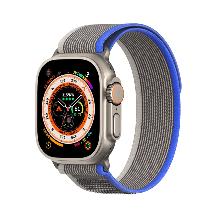 For Apple Watch 3 42mm DUX DUCIS YJ Series Nylon Watch Band(Blue) - Watch Bands by DUX DUCIS | Online Shopping South Africa | PMC Jewellery | Buy Now Pay Later Mobicred