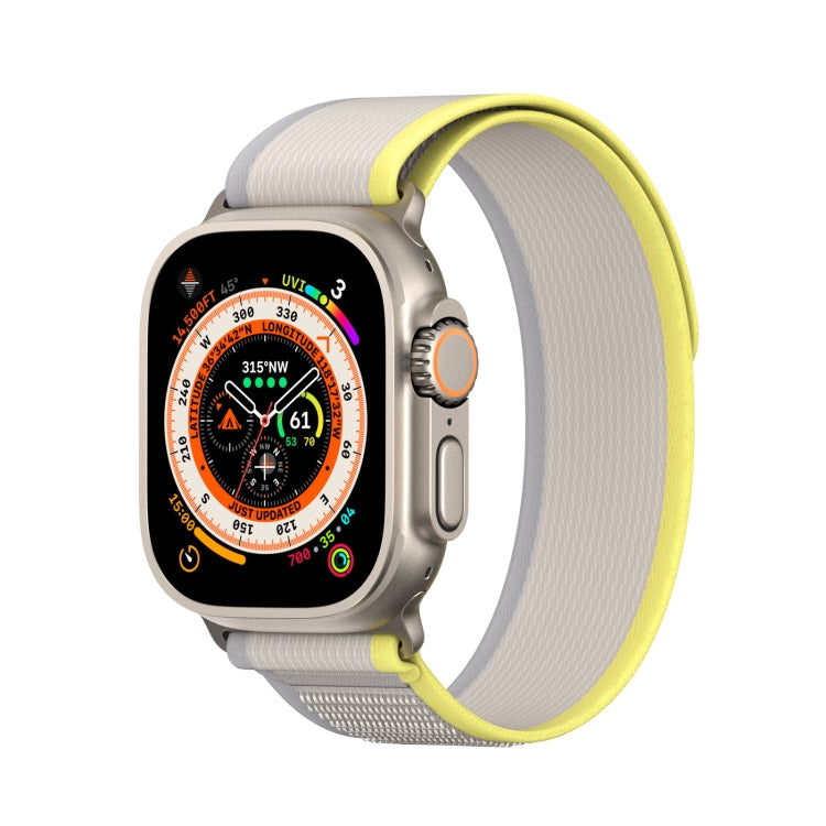 For Apple Watch 2 38mm DUX DUCIS YJ Series Nylon Watch Band(Yellow) - Watch Bands by DUX DUCIS | Online Shopping South Africa | PMC Jewellery | Buy Now Pay Later Mobicred