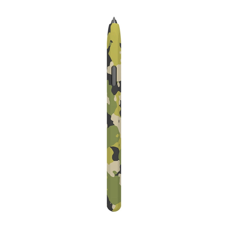 For Samsung Galaxy Tab S7 LOVE MEI Camouflage Silicone Protective Pen Case(Green) - Pencil Accessories by LOVE MEI | Online Shopping South Africa | PMC Jewellery