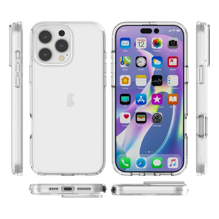 For iPhone 16 Pro Max Shockproof Terminator Transparent Phone Case(Transparent) - iPhone 16 Pro Max Cases by PMC Jewellery | Online Shopping South Africa | PMC Jewellery | Buy Now Pay Later Mobicred