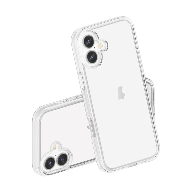 For iPhone 16 Shockproof Terminator Transparent Phone Case(Transparent) - iPhone 16 Cases by PMC TechLife | Online Shopping South Africa | PMC TechLife | Buy Now Pay Later Mobicred