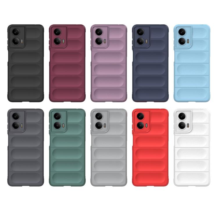 For Motorola Moto G24 4G Global Magic Shield TPU + Flannel Phone Case(Red) - free shipping - PMC TechLife - Order now!