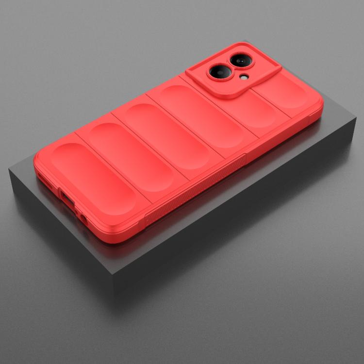 For Motorola Moto G55 5G Global Magic Shield TPU + Flannel Phone Case(Red) - free shipping - PMC TechLife - Order now!