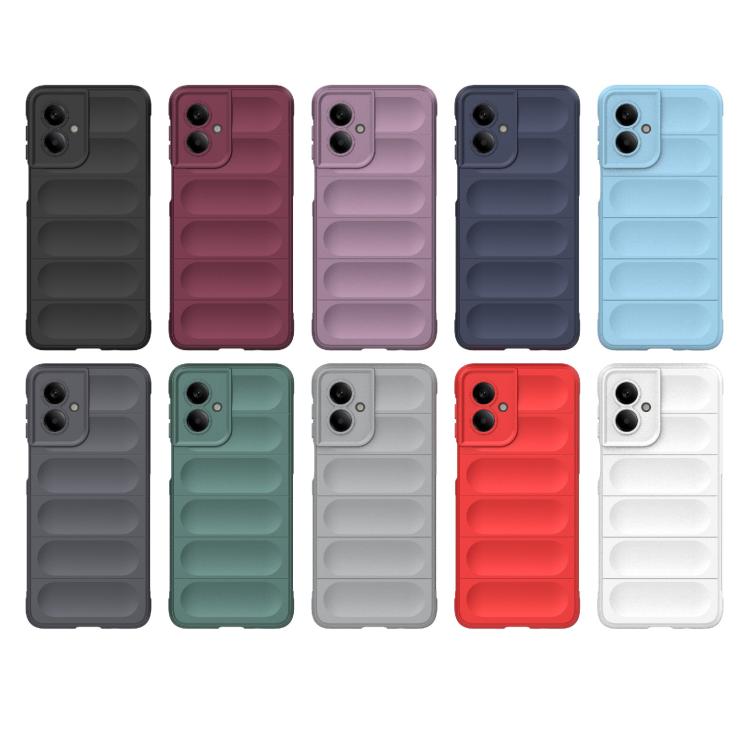 For Motorola Moto G55 5G Global Magic Shield TPU + Flannel Phone Case(Red) - free shipping - PMC TechLife - Order now!
