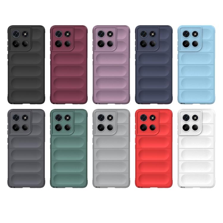 For Motorola Edge 60 Stylus 5G Global Magic Shield TPU + Flannel Phone Case(Dark Grey) - free shipping - PMC TechLife - Order now!