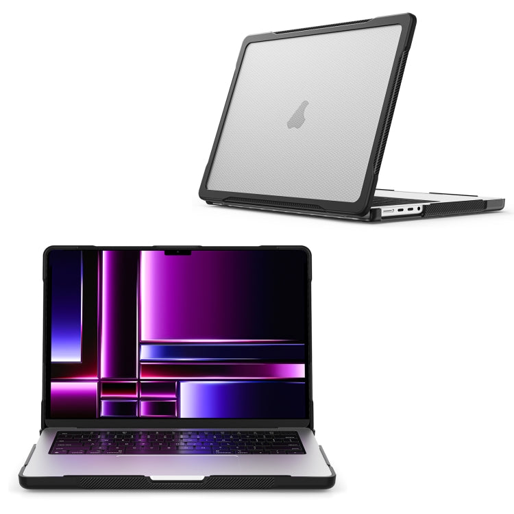 For MacBook Pro 14.2 inch 2023 / 2021 Dot Translucent Laptop Protective Case(Transparent) - MacBook Pro Cases by PMC Jewellery | Online Shopping South Africa | PMC Jewellery | Buy Now Pay Later Mobicred