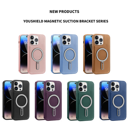 For iPhone 11 MagSafe Magnetic Holder Phone Case(Purple) - iPhone 11 Cases by PMC Jewellery | Online Shopping South Africa | PMC Jewellery | Buy Now Pay Later Mobicred