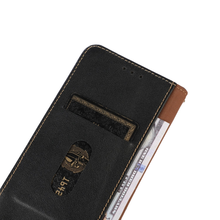 For OnePlus Ace 2 Pro KHAZNEH Nappa Top Layer Cowhide Leather Phone Case(Black) - OnePlus Cases by PMC TechLife | Online Shopping South Africa | PMC TechLife | Buy Now Pay Later Mobicred