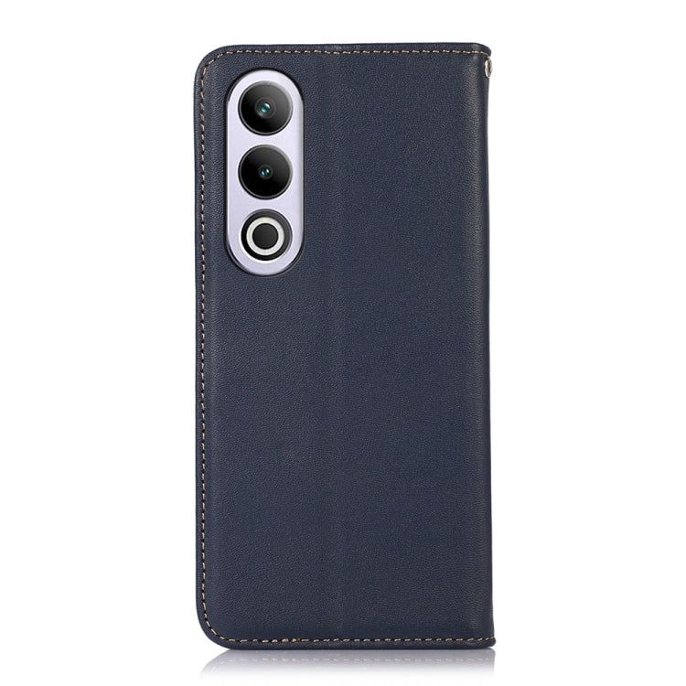 For OnePlus Nord CE4 5G Global KHAZNEH Nappa Top Layer Cowhide Leather Phone Case(Blue) - free shipping - PMC TechLife - Order now!