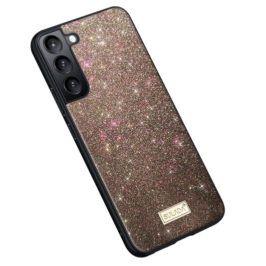 For Samsung Galaxy S24 5G SULADA Glittery TPU + Handmade Leather Phone Case(Colorful) - Galaxy S24 5G Cases by SULADA | Online Shopping South Africa | PMC Jewellery | Buy Now Pay Later Mobicred