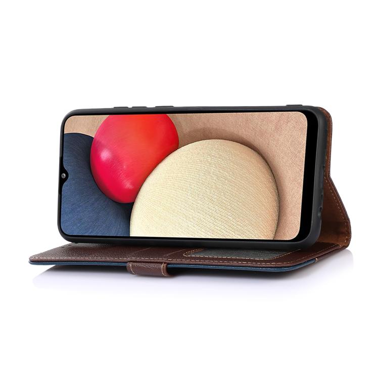 For iPhone 17 Pro Max KHAZNEH Litchi Texture Leather RFID Phone Case(Brown) - free shipping - PMc TechLife - Order now!